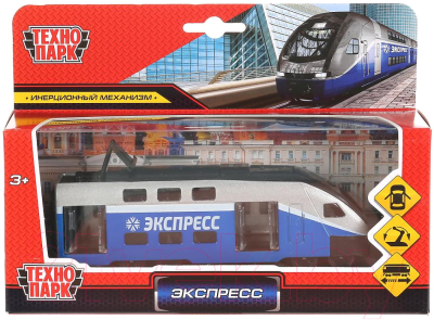 Поезд игрушечный Технопарк Экспресс / SB-18-15WB-1
