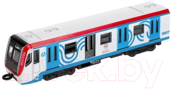 Вагон метро игрушечный Технопарк SUBWAYMSC-18-WHBU