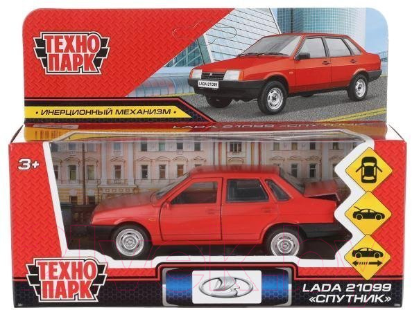 Автомобиль игрушечный Технопарк Lada ВАЗ-21099 Спутник / 21099-12MAT-RD — фото 3