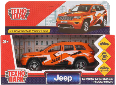 Автомобиль игрушечный Технопарк Jeep Grand Cherokee Спорт / CHEROKEE-12-SRT