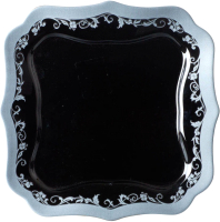 

Тарелка столовая мелкая Luminarc, Authentic Silver Black H8396