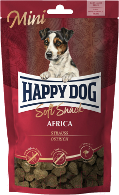 

Лакомство для собак Happy Dog, Soft Snack Mini Africa страус / 60691