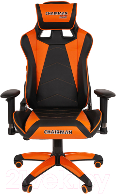 Кресло геймерское Chairman Game 44 (черный/оранжевый)