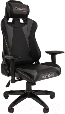 Кресло геймерское Chairman Game 44 (черный/серый)