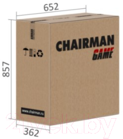 Кресло геймерское Chairman Game 44 (черный/оранжевый)