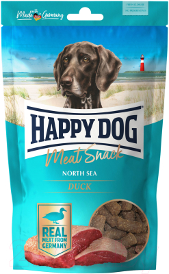 

Лакомство для собак Happy Dog, Meat Snack Nordseekuste утка / 60737