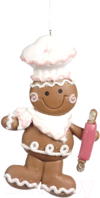 

Елочная игрушка Goodwill, Разноцветный;с рисунком, Xmas 2021 Пряничный мальчик / TR 23173-1