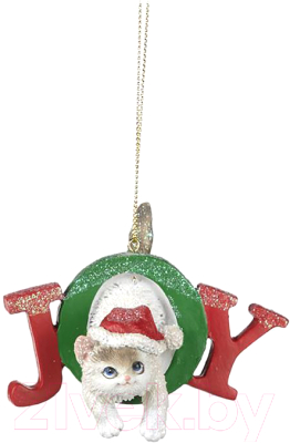 

Елочная игрушка Goodwill, Белый;зеленый;коричневый;бежевый, Xmas 2021 Joy / TR 25139-2