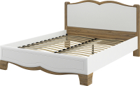 Двуспальная кровать Мебель-Неман Тиффани МН-041-01 (белый/прованс) - 
