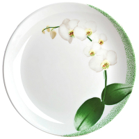 

Тарелка столовая мелкая Luminarc, White Orchid P6435