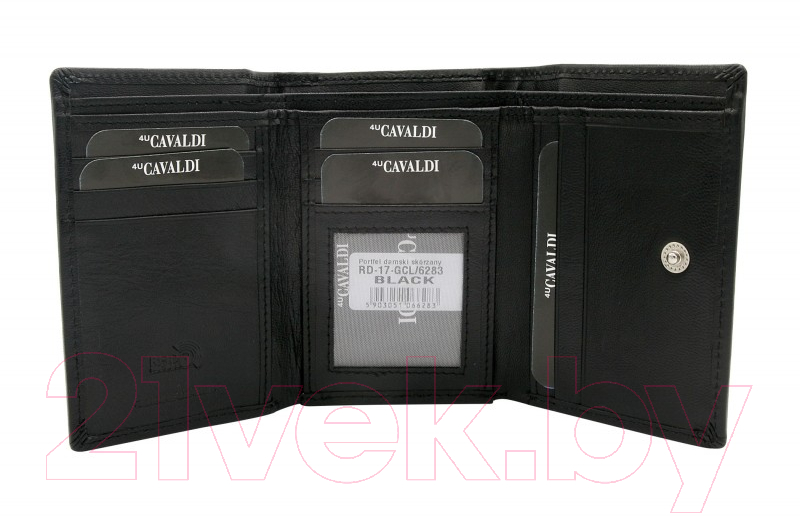 Портмоне Cedar 4U Cavaldi RD-17-GCL (черный)