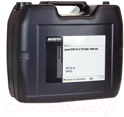 Моторное масло Avista Pure Evo CK-4 10W30 / 172025 (20л)
