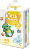 Подгузники детские KIOSHI S 3-6кг (62шт) - 