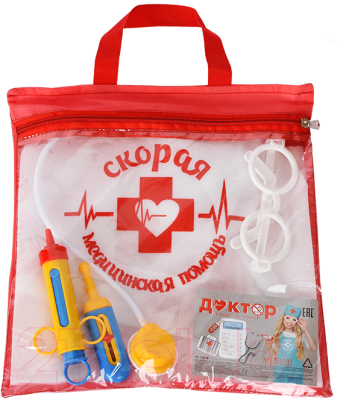 Набор доктора детский Leader Toys МТ0303 (в сумочке)