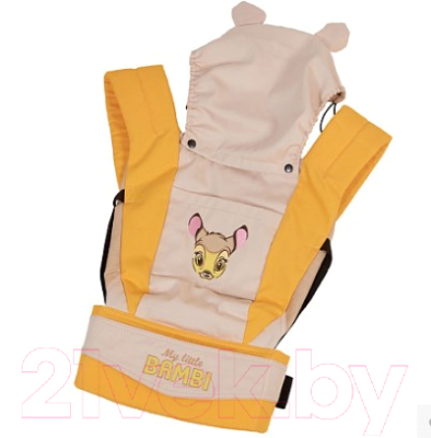 Сумка-кенгуру Polini Kids Disney Baby Бэмби / 0002319-22 (бежевый)