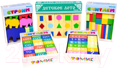 

Развивающая игрушка Томик, Учимся играя / 1-99