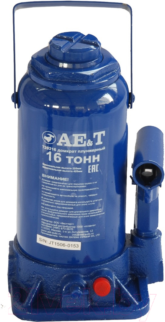 Бутылочный домкрат AE&T T20216 (16т)