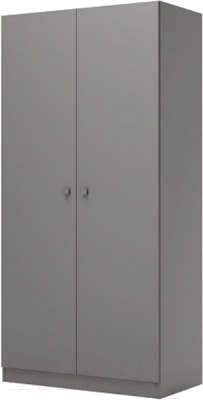 Шкаф Polini Kids Simple двухсекционный / 0001230.42 (серый)