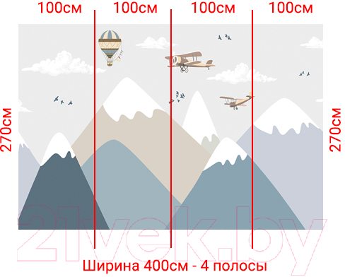 Фотообои листовые Arthata Fotooboi-41 (400x270)