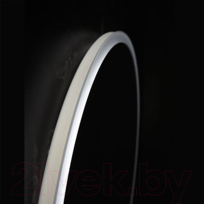 Зеркало Пекам Ring 80x80 / ring-80x80scl (с подсветкой, сенсором на прикосновение и часами)