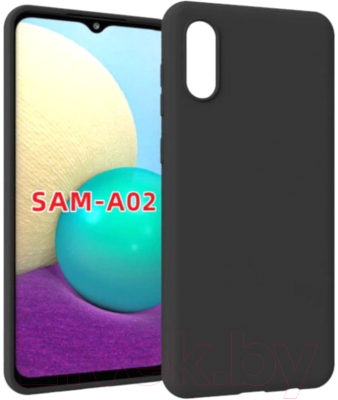 Чехол-накладка Case Matte для Galaxy A02 (черный)
