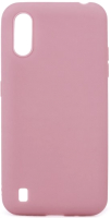 Чехол-накладка Case Matte для Galaxy M01 (темно-розовый) - 