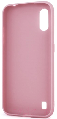 Чехол-накладка Case Matte для Galaxy M01 (темно-розовый)