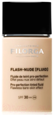 

Тональный флюид Filorga, Flash-Nude тонирующий с уф-фильтром SPF 30 тон Nude Beige