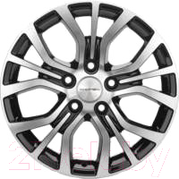 Литой диск Khomen KHW1608 Grand Vitara 16x6.5" 5x114.3мм DIA 60.1мм ET 45мм (Black FP) — фото 3