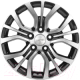 Литой диск Khomen KHW1608 Grand Vitara 16x6.5" 5x114.3мм DIA 60.1мм ET 45мм (Black FP) — фото 2