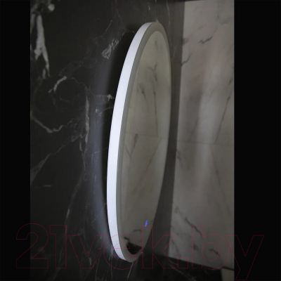 Зеркало Пекам Vesta 80x60 / Vesta-80x60spcl (с подсветкой, сенсором на прикосновение, подогревом и часами)
