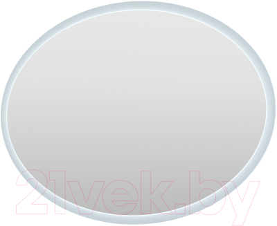Зеркало Пекам Vesta 80x60 / Vesta-80x60scl (с подсветкой, сенсором на прикосновение и часами)