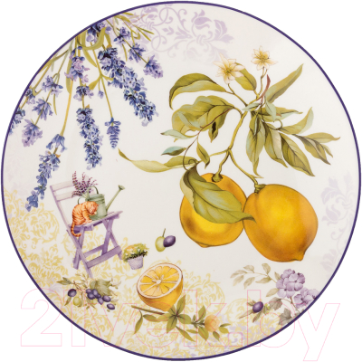 Набор тарелок Lefard Прованс лимоны / 104-574 (2шт)