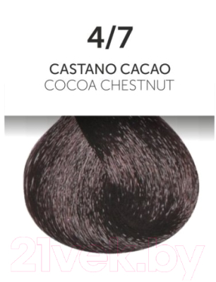 Крем-краска для волос Oyster Cosmetics Perlacolor 4/7 (100мл)