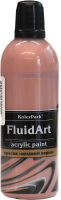 Акриловая краска KolerPark Fluid Art Жидкий акрил (80мл, бронзовый) - 