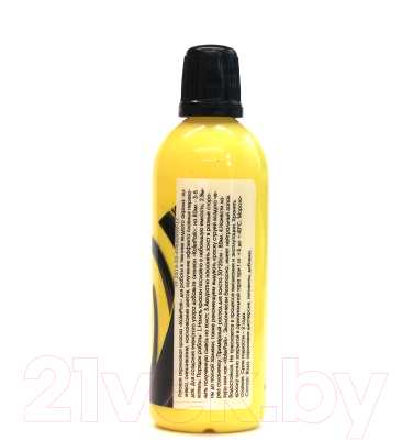 Акриловая краска KolerPark Fluid Art Жидкий акрил (80мл, желтый)