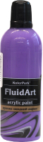 Акриловая краска KolerPark Fluid Art Жидкий акрил (80мл, фиолетовый) - 