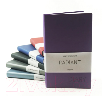 Ежедневник Канц-Эксмо Radiant Soft Touch / ЕКР62215201 (152л, коричневый)