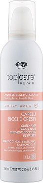 Мусс для укладки волос Lisap Top Care Repair Curly Care разглаживающий для вьющихся волос (250мл) - 