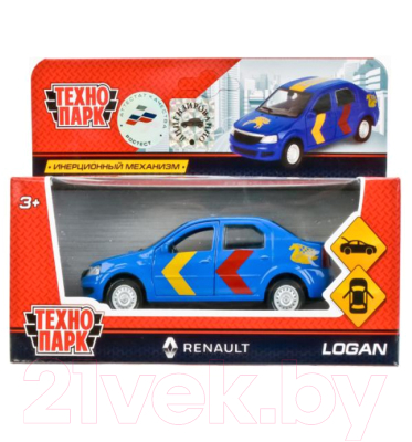 Автомобиль игрушечный Технопарк Renault Logan / LOGAN-SPORT