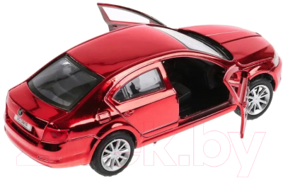 Автомобиль игрушечный Технопарк Skoda Octavia Хром / OCTAVIA-RD-CH (красный)