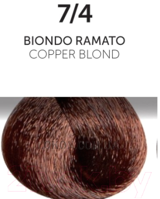 Крем-краска для волос Oyster Cosmetics Perlacolor 7/4 (100мл)
