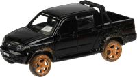 Автомобиль игрушечный Технопарк Uaz Pickup Монстр Джип / PICKUP-12MUD-BK (черный) - 
