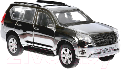 Автомобиль игрушечный Технопарк Toyota Prado Хром / PRADO-SL-CH (серебристый)