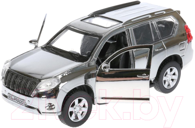 Автомобиль игрушечный Технопарк Toyota Prado Хром / PRADO-SL-CH (серебристый)