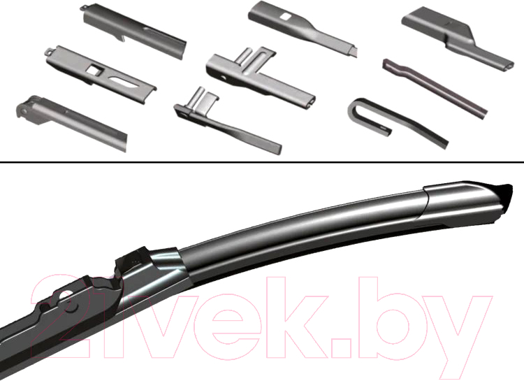 Щетка стеклоочистителя Senfineco Flat Multi Wiper Blade / 3971 — фото 2