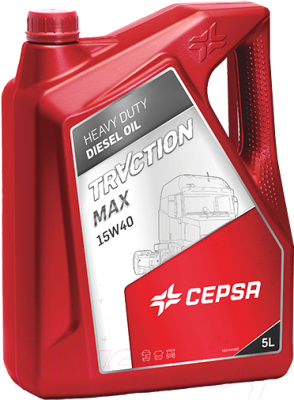 Моторное масло Cepsa Traction Max 15W40 / 522603090 (5л)