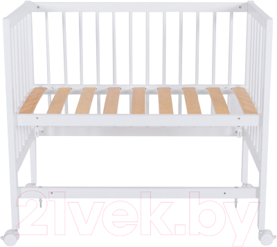 Детская кроватка Tomix Mia приставная (белый)