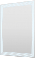 Зеркало Пекам Lines 80x100 / Lines-80x100spcl (с подсветкой, сенсором на прикосновение, подогревом и часами) - 