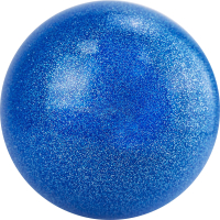Мяч для художественной гимнастики Torres AGP-19-02 (синий/блестки) - 